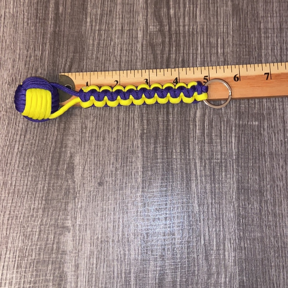 Purple and yellow Monkey fist